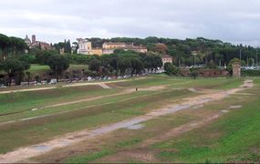 Current view of the Circus Maximus