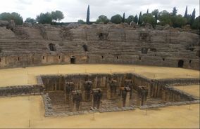 Arena floor of the amphitheater at Italica